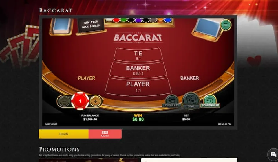 baccarat betting australia